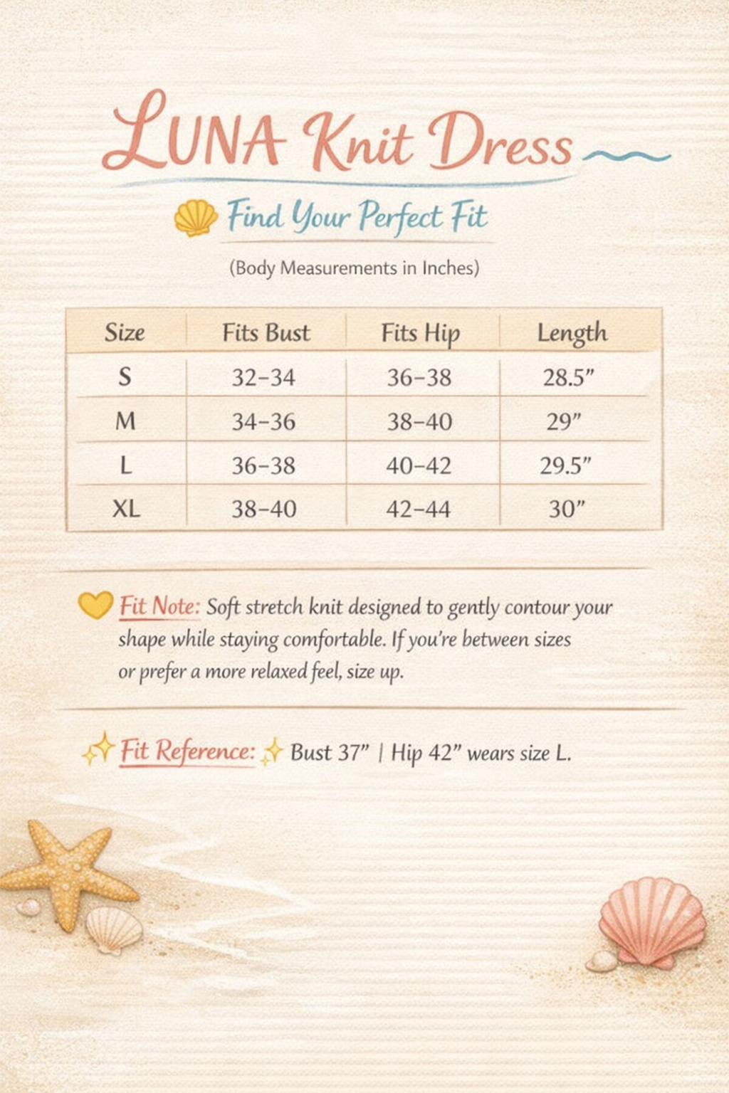 Luna Knit Dress - Black